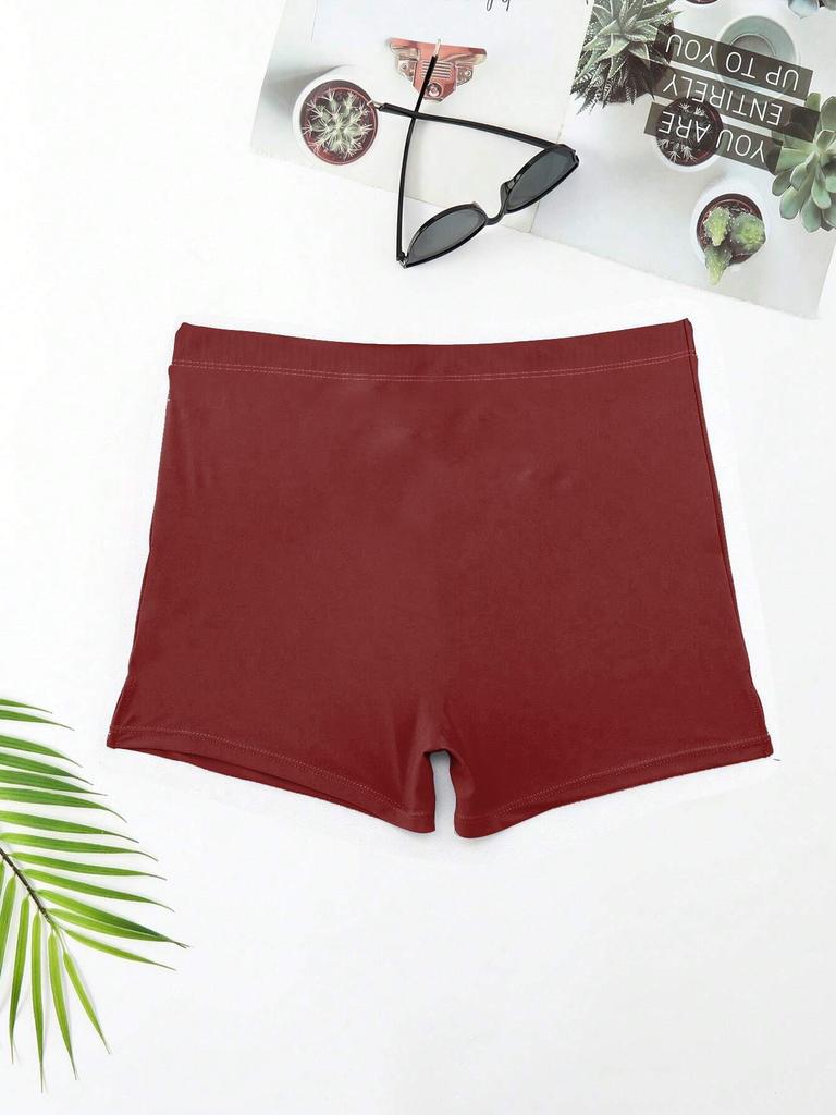 2024 Herre Europeiske & Amerikanske Fargeblokk Badeshorts - Trendy, Stilig & Sexy