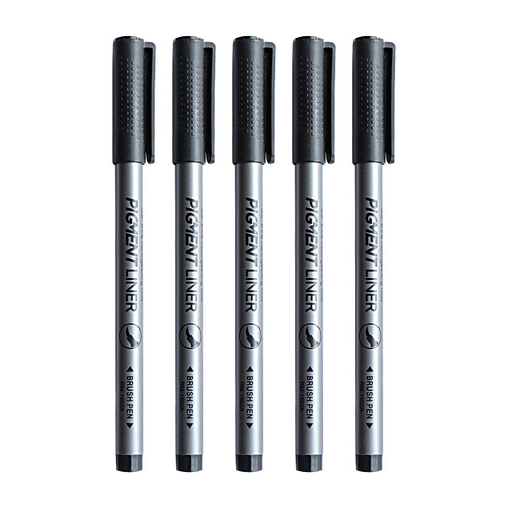 

Punctuation Stationery Design RM-1502: Soft Brush, Signature & Needle-Tip Pens for Sketching Needle-tip Pen чёрный