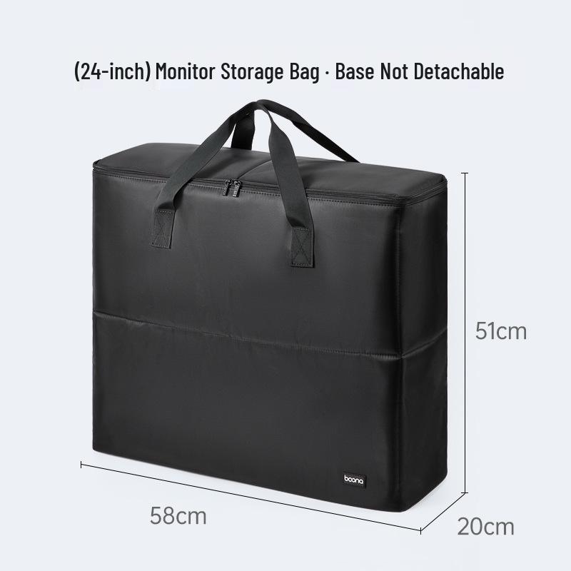 Portable Desktop Computer Storage Bag for 24-27 Inch Monitors