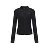 Women S Core Regular Fit Zip Up raSh Guard  A6bl1qr41 Blk 