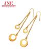 Brass Gold Plated Tassel Earrings Vietnam Shajin Earrings Women Korean Version Euro Gold Long Women'S Earrings
