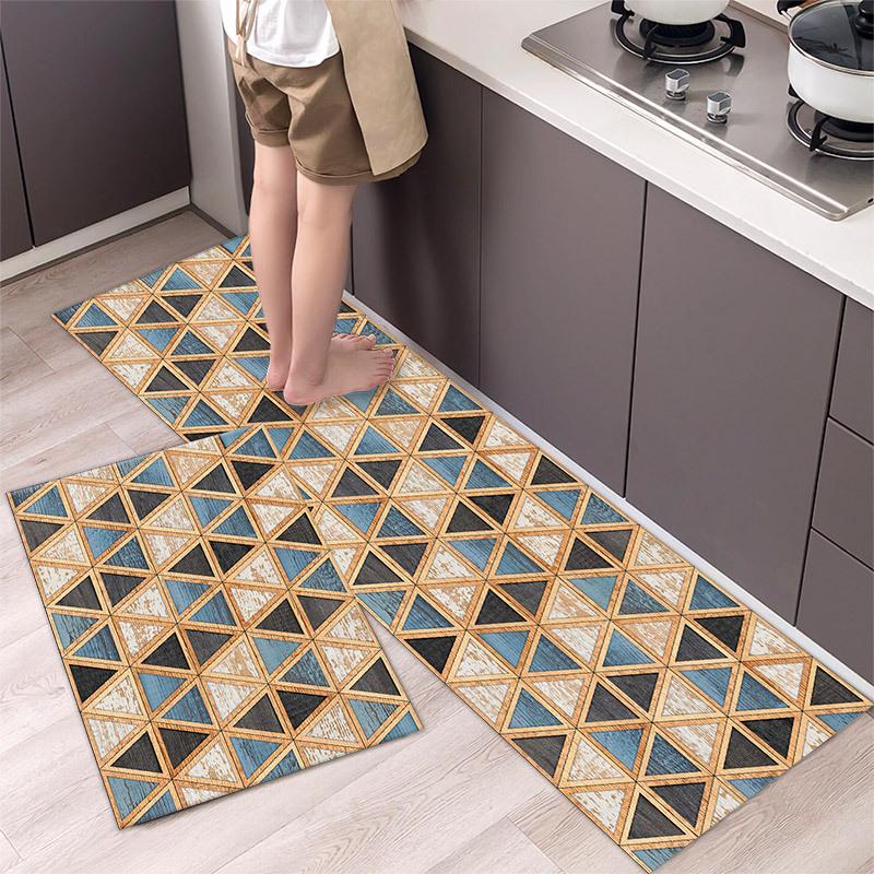 Simple and Luxurious Carpet Floor Mat Kitchen Carpet Bathroom Door Mat Foot Mat
