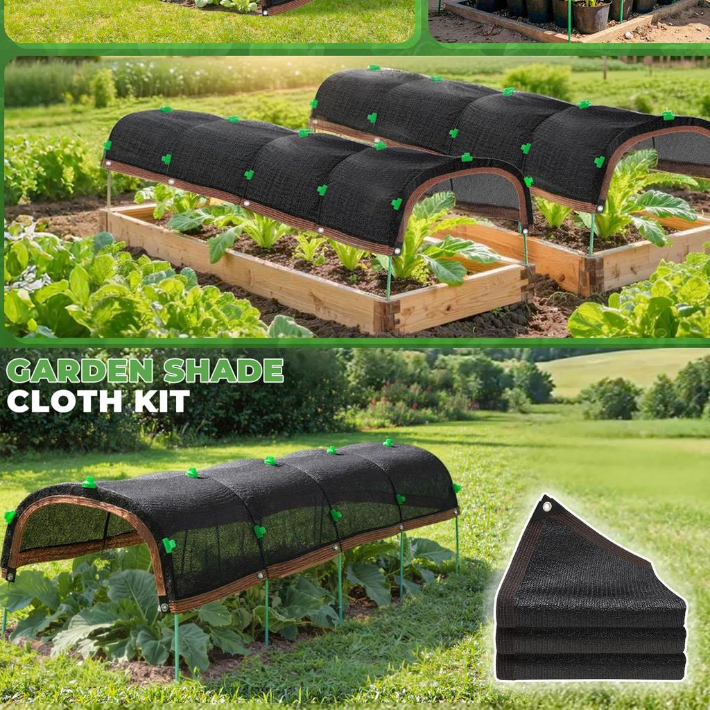 Vegetable Plant Shade Cloth UV Resistant Breathable Fabric Netting Garden Patio Sunblock Cover Heat Insulation Shade Cloth