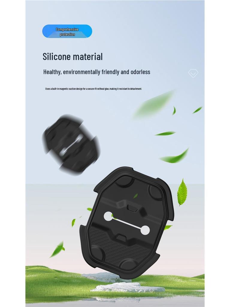 Car Door Lock Silicone Protector: Noise Reduction, Shock Absorption, Anti-Collision Pad for Safe Door Closing