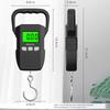 Tragbare Digitale Personenwaage 60kg 10g Elektronische Gepäckwaage Hängewaage Batterie-/USB-Aufladung LCD Angelfischerei Waage