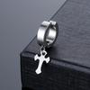 Mini Punk Malé Křížové Klipsové Náušnice Párty Šperky Nerezová Ocel Náušnice Dárky Pro Přátele Ženy Muž