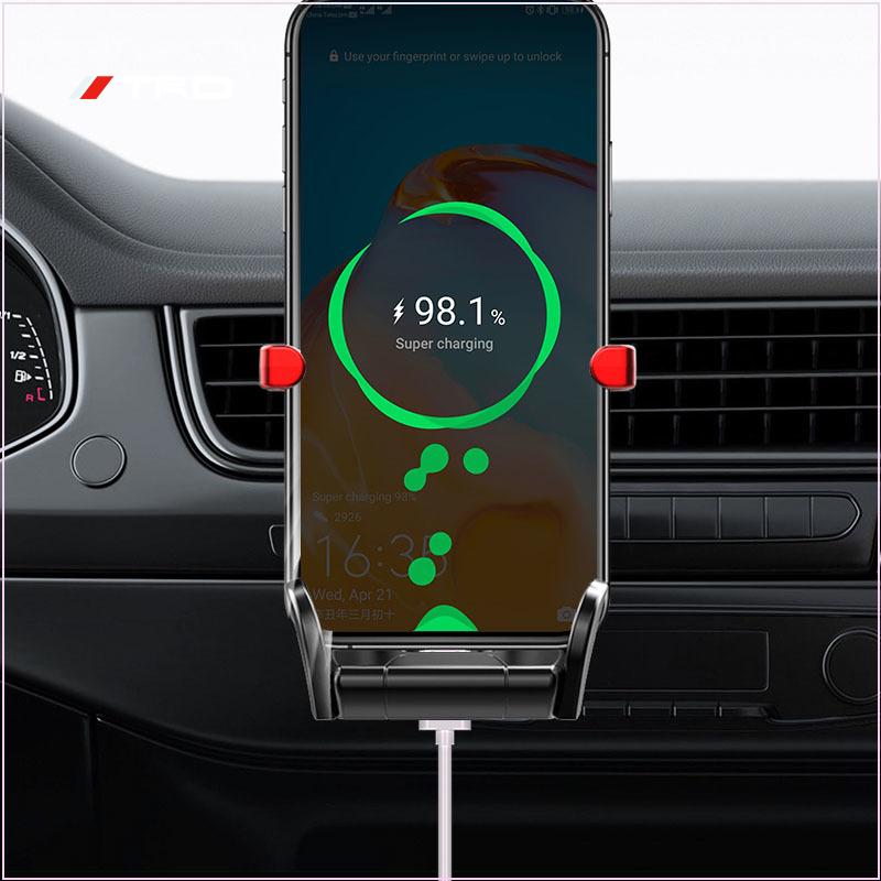 Car Air Vent Phone Mount Universal Shockproof GPS Clip Smartphone Stand for Toyota Trd Corolla Prius Yaris Hilux CHR Camry Auris Camry Prius Prado