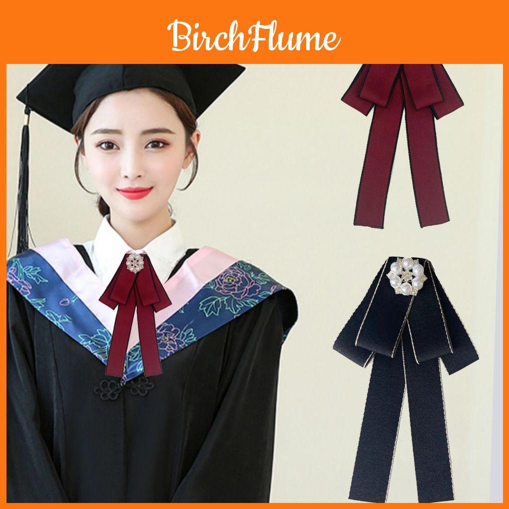 College Style Butterfly Bow Tie For Women With Silk Polyester Material For Graduation Photos
