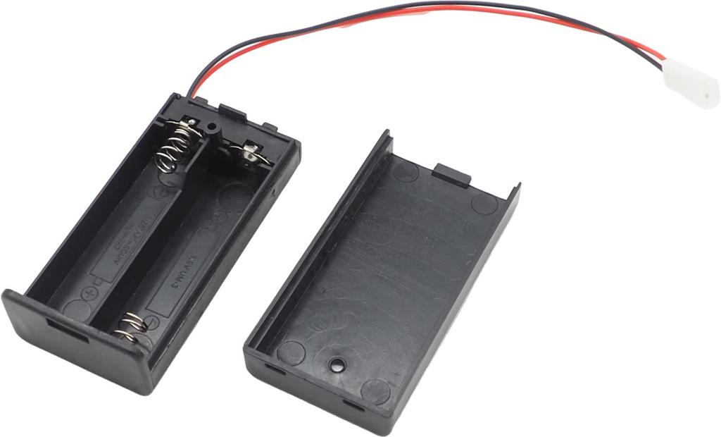 Audiophile LED Single Headlight with Battery Box with 2 AA Maximum Output White Switch, Switch, Batteries, 3V, ON/OFF Switch,