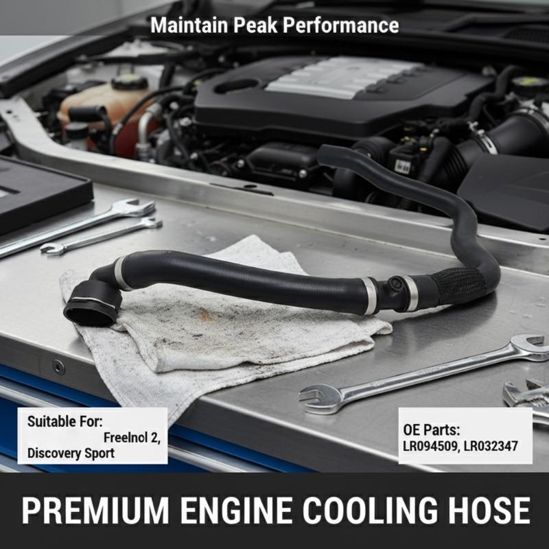 Cooling System Hose Plastic Coolant Pipe Excellent Fit For LR032347 Discovery Sport Ensures Optimal Engine Temperature