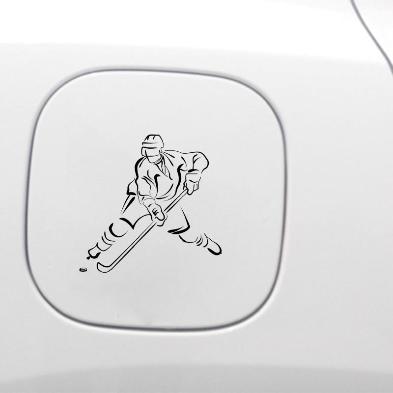 

14 * 13CM Мода Хоккей Автомобиль Наклейки Виниловый Декор Высокое Качество Силуэт Аксессуары Мотоцикл