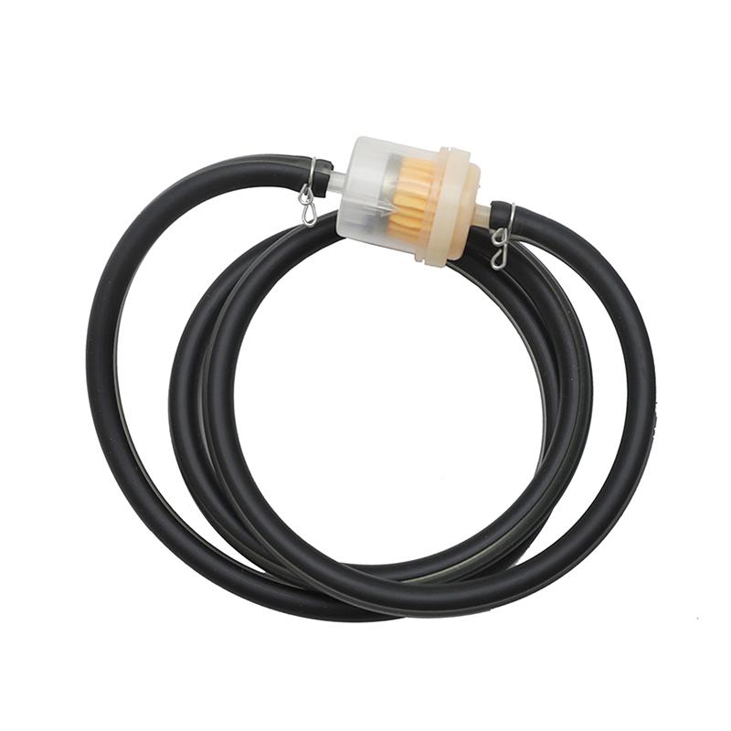 1M Fuel Gas Tube Petrol Pipe Gasoline Petrol Line Hose For Radiator Hose 5Mm I/D 8Mm O/D With Fuel Filter And Clip