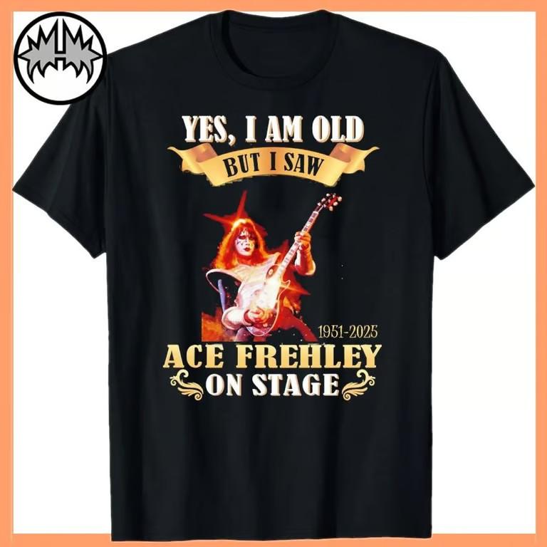 Yes I Am Old But I Saw Ace Frehley On Stage 2025 Shirt Unisex T-Shirt XL