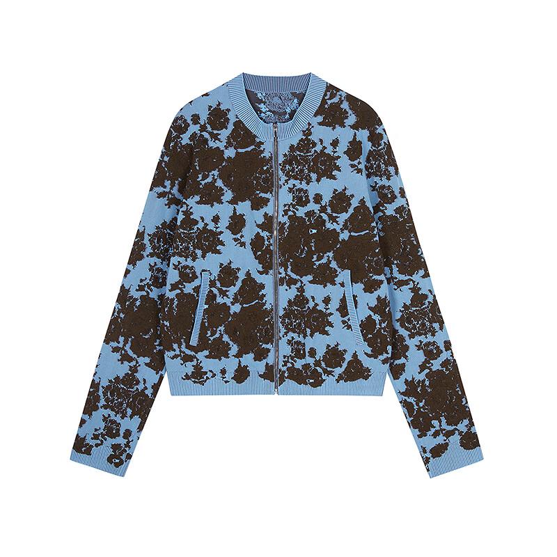 JNBY 2025 Spring New Arrival Round Neck Knit Sweater