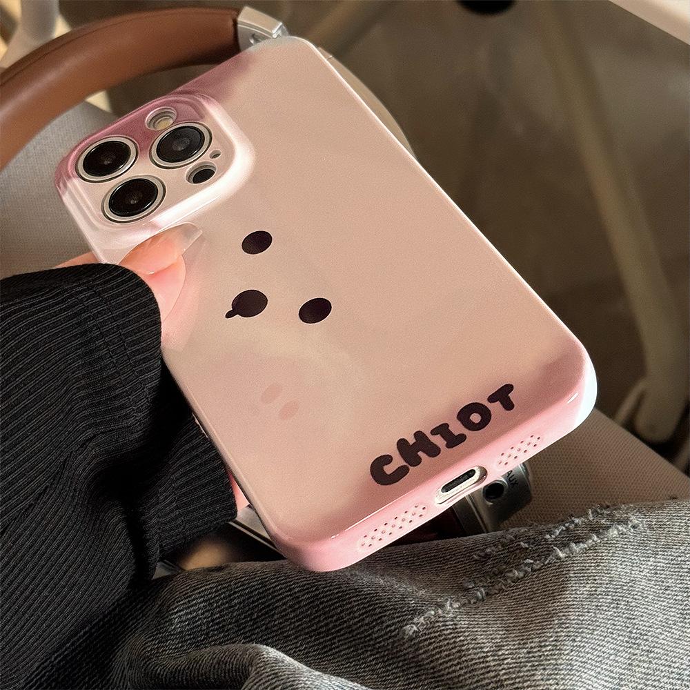 Big eyed puppy phone case for mobile phones 11/12/13/14/15