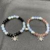 Halloween Spiders Couple Bracelet Trendy Heart Magnetic Matching Hand Jewelry