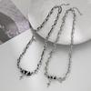 Jewelry Black Forest Necklace With Titanium Chain For Couples Female Decoration