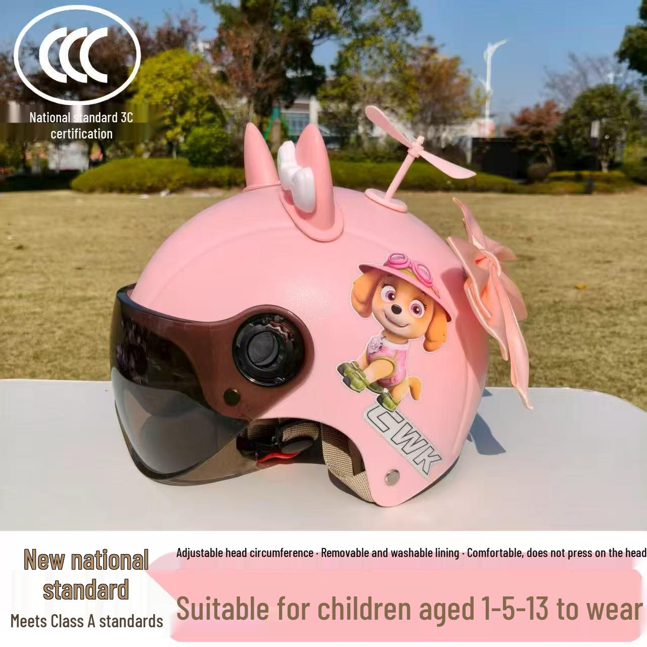 Children s Electric Vehicle Safety Helmet, Adjustable for Ages 1-13, Certified 3C, Four Seasons Use Small child, fits 1-5 years