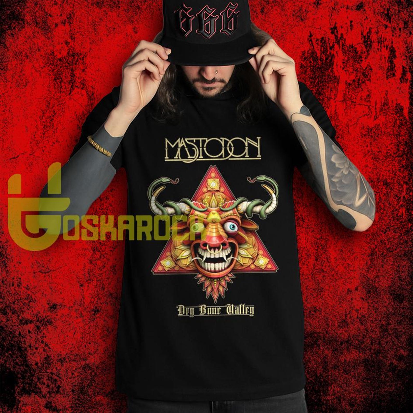 Mastodon Band T shirt - Dry Bone Valley, Retro Heavy Metal Merch Shirt, Music Unisex T shirt S