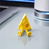 Yousheng Cheese Ornament, with Flexible-Jointed, 3D Printed Desktop Toy, Decompression Anthropomorphic Ornament