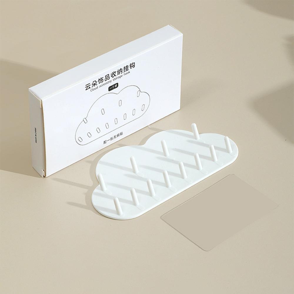 

Облачный крючок для хранения повязок для волос, без перфорации, кухонная полка для хранения, портативная вешалка для одежды
