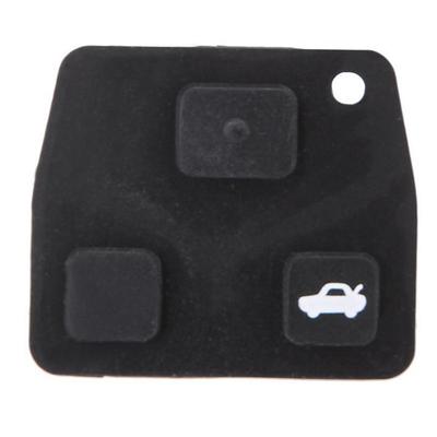 3 Buttons Remote Key Repair Kit Case Fob Button Pad Rubber for Toyota Avensis
