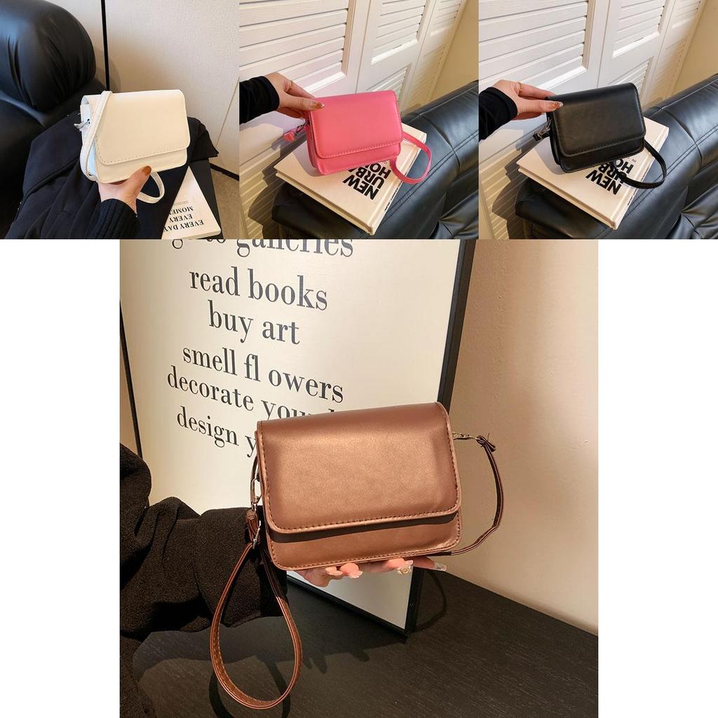 Trendige Streetstyle Umhängetasche 2023 Winter Neu Lässige Pendlertasche Retro Einfach Kleine Quadratische Tasche