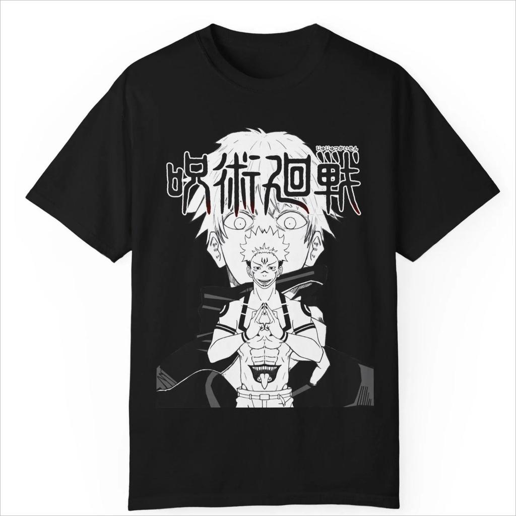 Sukuna Itadori Yuji Anime Jujutsu Kaisen Graphic TShirt 100Cotton Oversized Shirt Unisex Unisex Short Sleeve ONeck 2026 Y2k