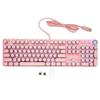 Mechanical Keyboard 104 Keys Real Mechanical Shaft Blue   2 Colors Injection Wired Multi Mode Keyboard Gaming