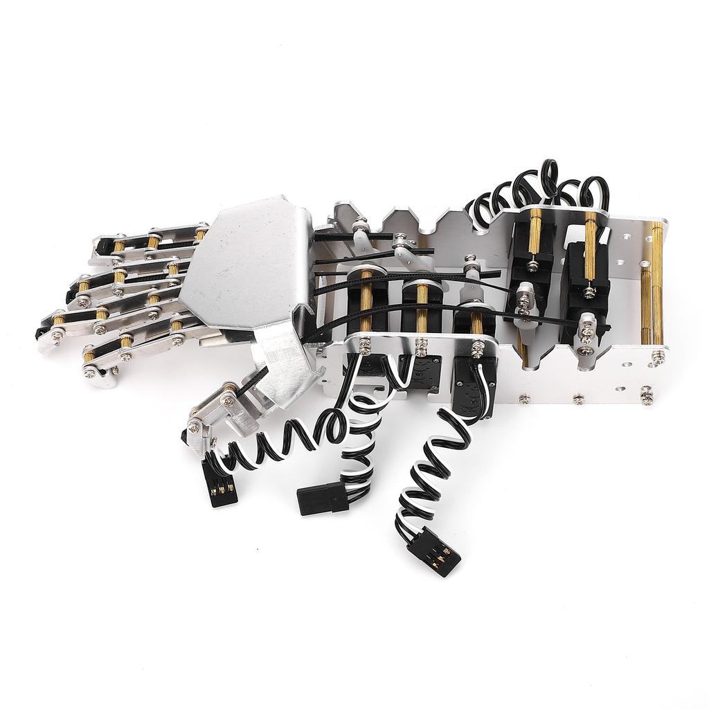 Robot Hand Kit 11 Scale Analog Servo 5 Finger Manipulator Right Mechanical Hand for Development