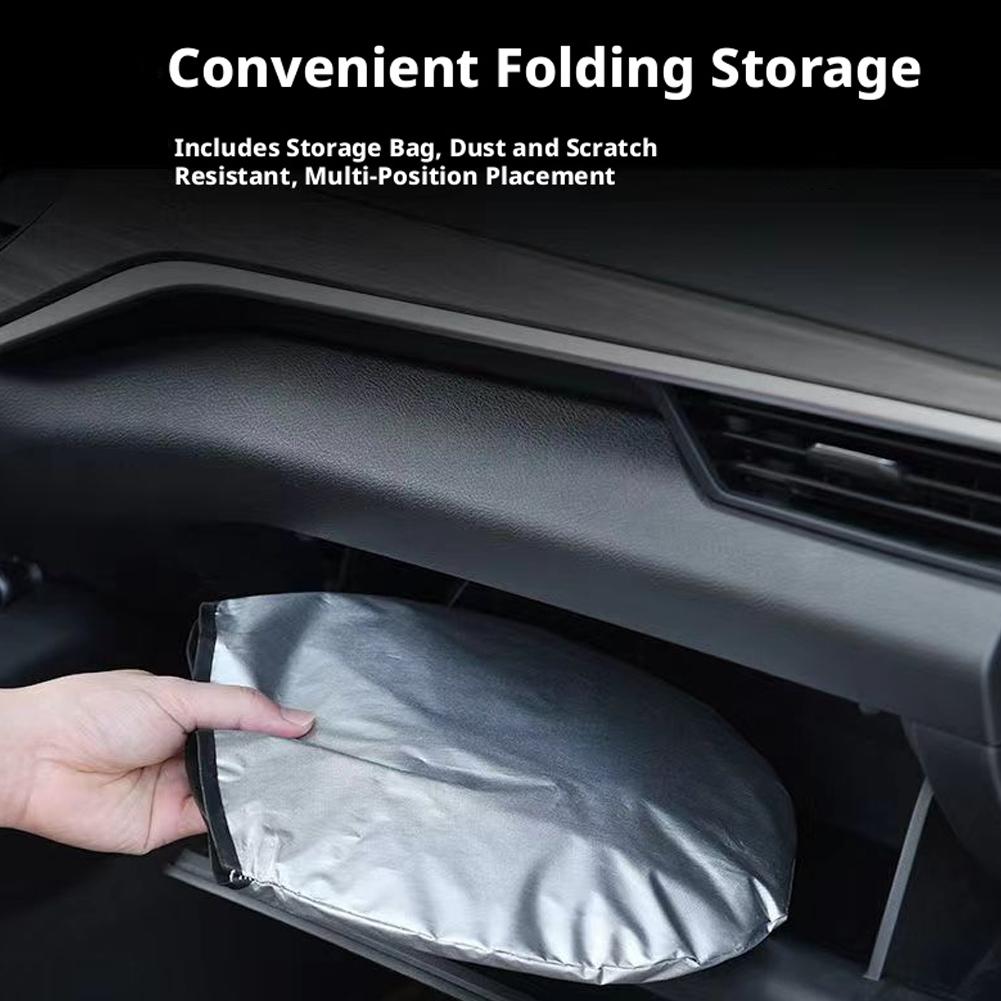 1pc Car Windshield Sun Shade Cover Foldable Front Window Sun Visor Blocks UV Refletive Car Parasol Sunshade Protector CoverWindshield Sunshades 1