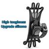 Supporto per Telefono Cellulare da Bicicletta Rotante a 360 Gradi Supporto in Silicone per Veicolo Elettrico Supporto per Navigazione per Ciclista