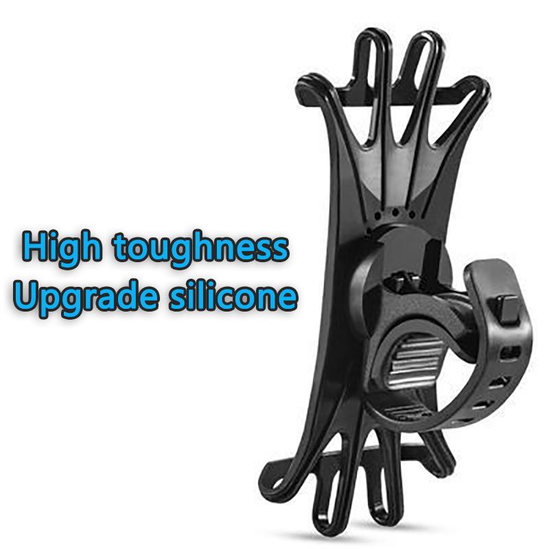 Supporto per Telefono Cellulare da Bicicletta Rotante a 360 Gradi Supporto in Silicone per Veicolo Elettrico Supporto per Navigazione per Ciclista