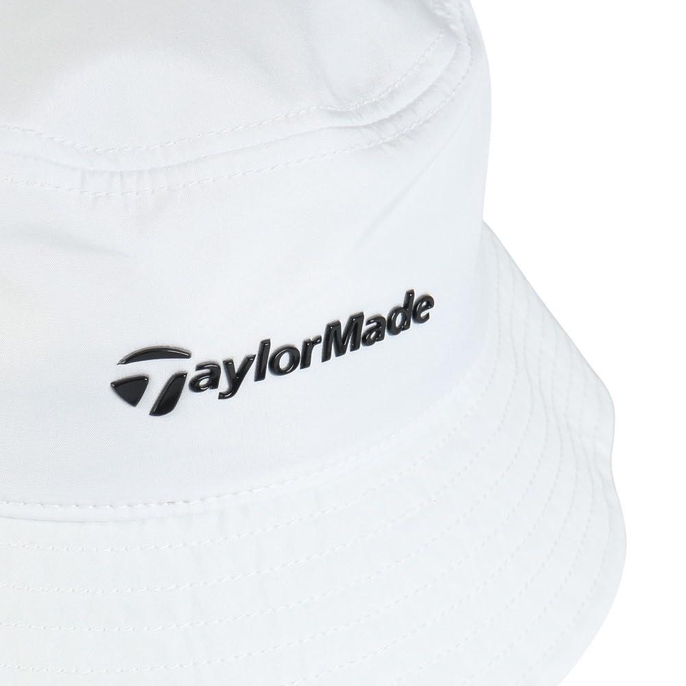 TaylorMade Men's Medium Bucket Hat, White, Size 57-59cm (20.6-22.2 Inches), UN286 (FW 24)