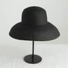 Straw Hat Women'S Summer Brim French Sunscreen Hepburn Wind Visor Beach Foldable Versatile Hat Women'S Bucket Hat