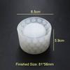 For Fun DIY Silicone Mold for Epoxy Resin Candle Holder Aromatherapy Candle Molds Clay Plaster Mould Drop Glue Mold