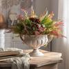 Flower Pot Iron Planter Weather Resistant Suitable For Year Round Indoor Outdoor Decoration In Terraces Or Living Space