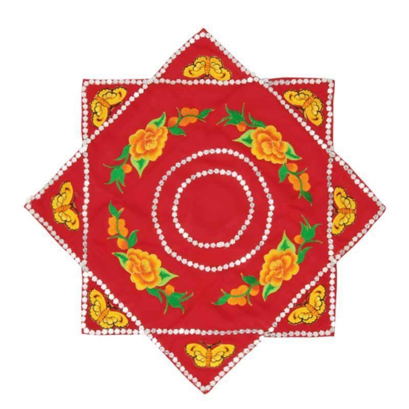 Northeast Niuyangge Errenzhuan Dance Octagonal Scarf Handkerchief Pair Default