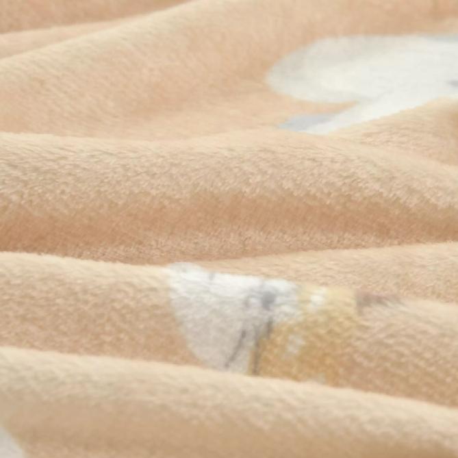 Disney Kids' ENJOY WINTER Blanket All-Over Print Baymax & Mochi Japan NEW