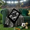 Coperta Borussia Verde Nera Leggera Coperta Ideale per il Letto Perfetta per Viaggi, Campeggio, Soggiorni, Uffici, Divani, Regalo di Natale per Fan