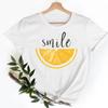 Tee Shirt T Fish Watercolor Printing Women Casual Fashion Tshirt Top Female Lady Clothes Short Sleeve Graphic T-shirts