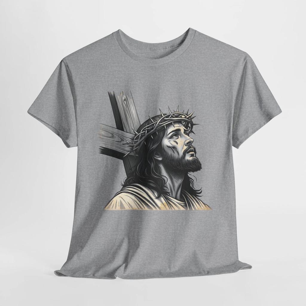 Christlicher Krieger T-Shirt Oberteile T-Shirts Unisex | Rüstung Gottes T-Shirt | Stärke-Shirt auf Glaubensbasis