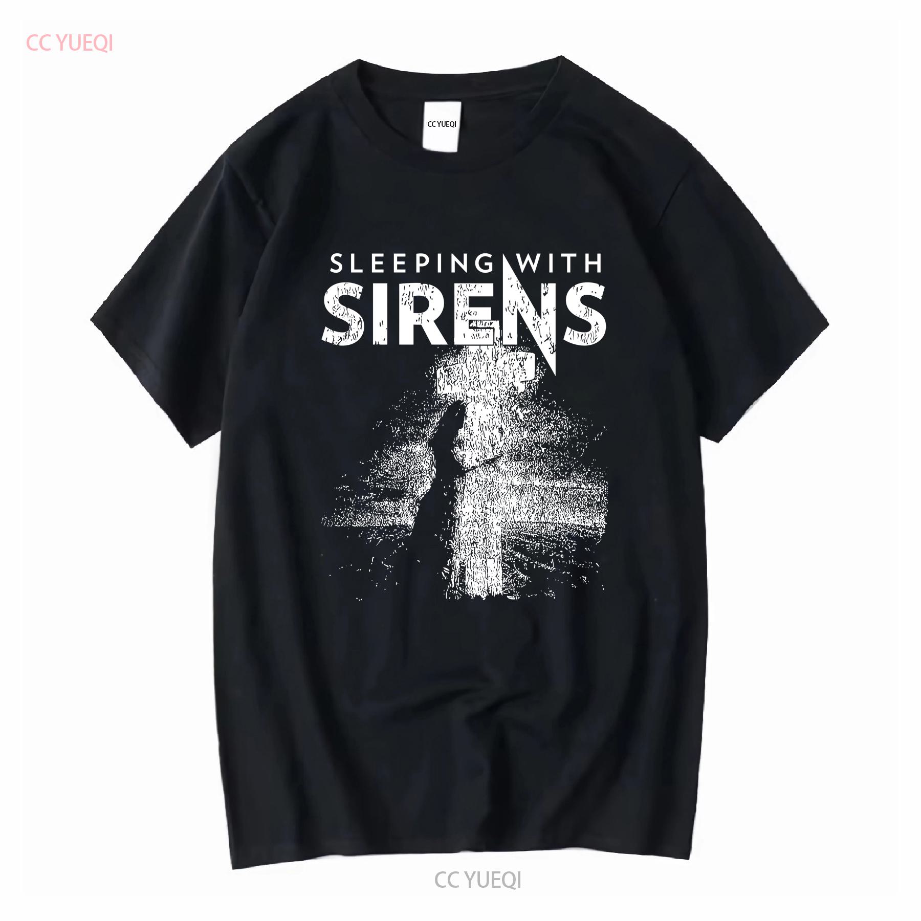 

Band Sleeping With Sirens Crosses T Shirt Full Size S 5XL long or short sleeves vintage Washed homme Stretched 4XL