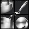 Momgla 316 Stainless Steel Multi-Purpose Frying Pan, Deep Stir-Fry Pan, Stew Pot, Saucepan with Lid, Large Capacity, Durable, Non-Stick, Easy To Clean