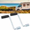 2PCS Zinc-plated Iron Trailer Jack Crank 220mm Length RV Stabilizer Crank For Trailer Jack