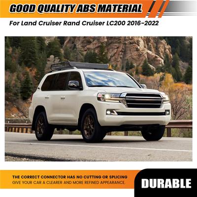 ABGR-Car Dashboard A/C Air Outlet Vent Trim For Toyota Land Cruiser LC200 2016-2022 Central Console Cover