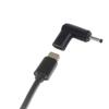 Typ-C-Buchse auf DC 3,5 mm x 1,35 mm Ladeadapter 90-Grad-Konverter DC-Netzteil
