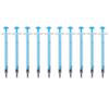 10Pcs Plastic Syringe HandPush Industrial Manual Disposable Tool 1ml Straight Mouth