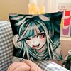 1Pc Anime D-Danganronpas-Cute Pillow Case Fashion Square Pillowcase Bedroom Sofa Room Ins Decoration Leisure