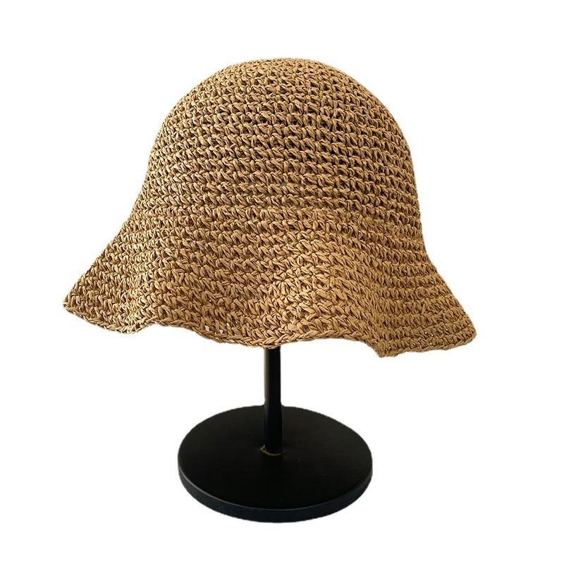 Womens Sun Trendy Hat Foldable Breathable Wide Brim Perfect For Travel Beach